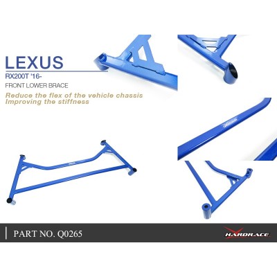 LEXUS RX200T '16- FRONT LOWER BRACE - 1PCS/SET