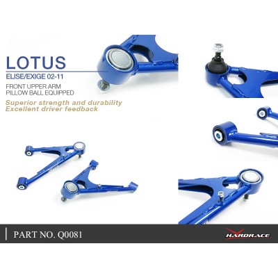 LOTUS ELISE/EXIGE 02-11 TOYOTA MODEL ENGINE FRONT UPPER ARM (PILLOW BALL) 2PCS/SET