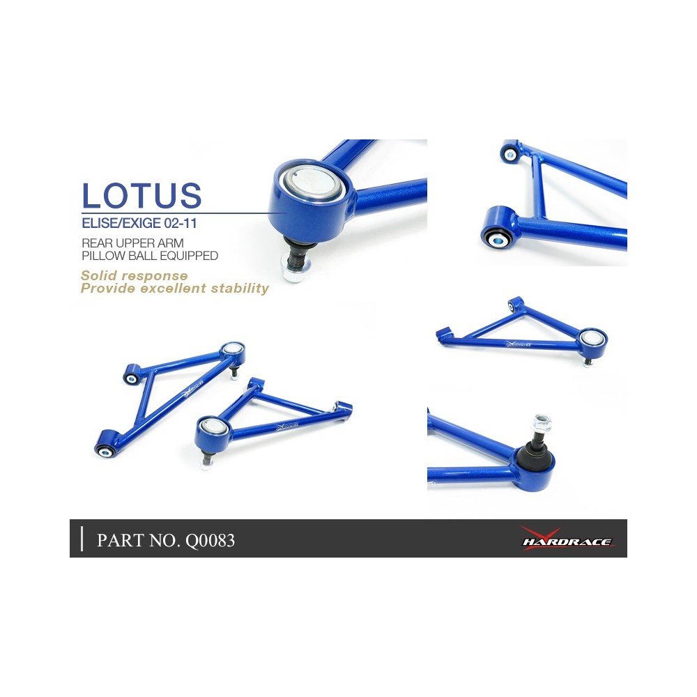 LOTUS ELISE/EXIGE 02-11 TOYOTA MODEL ENGINE REAR UPPER ARM (PILLOW BALL) 2PCS/SET