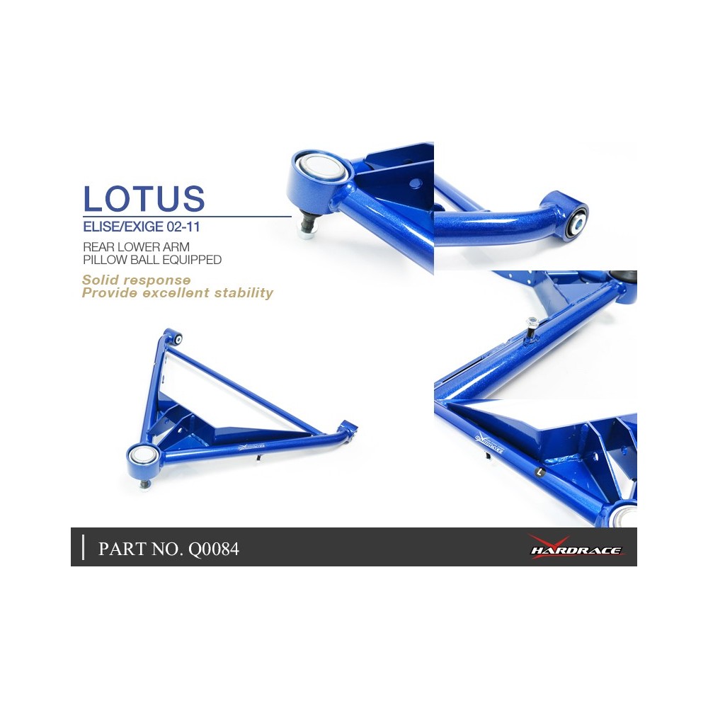 LOTUS ELISE/EXIGE 02-11 TOYOTA MODEL ENGINE REAR LOWER ARM(PILLOW BALL) 2PCS/SET