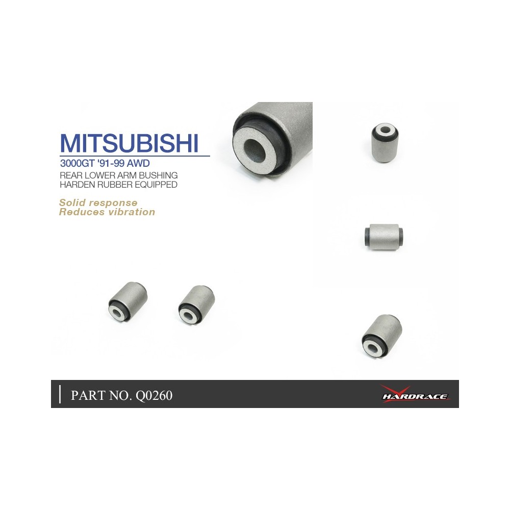 MITSUBISHI 3000GT AWD REAR LOWER ARM BUSHING (HARDEN RUBBER) - 2PCS/SET