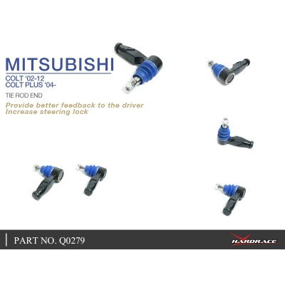 MITSUBISHI COLT '02-12 /COLT PLUS '04- TIE ROD END- 2PCS/SET