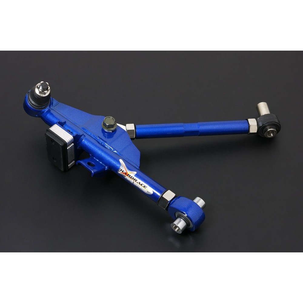 240SX S14/S15 FRONT ADJUSTABLE LOWER CONTROL ARM INCLUDED TENSION ROD - ONE PIECE DESIGN (PILLOW BALL) 4PCS/SET