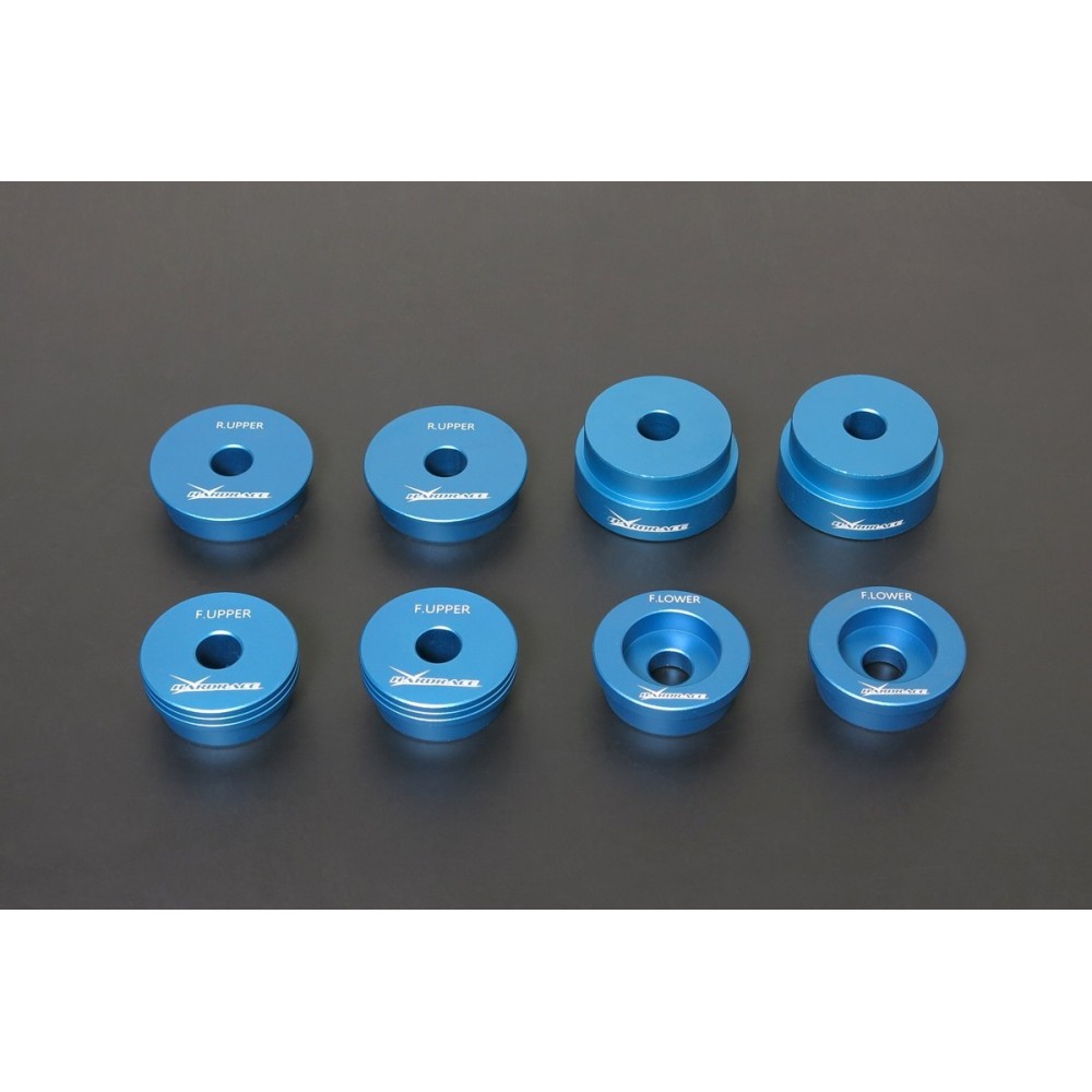 NISSAN 350Z/Z33 '02-08 REAR SUBFRAME BUSHING SOLID-ALUMINIUM 8PCS/SET