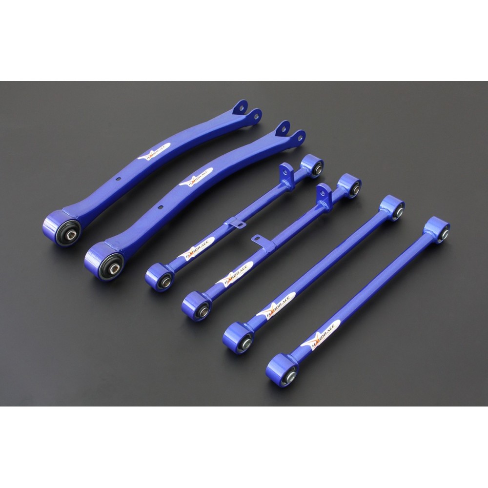 IMPREZA GD STI REAR ARM SET - NON ADJUSTABLE (PILLOW BALL) 6PCS/SET