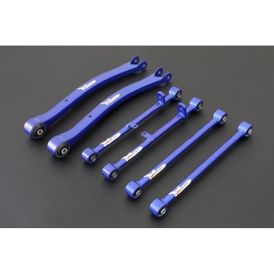 IMPREZA GD STI REAR ARM SET - NON ADJUSTABLE (PILLOW BALL) 6PCS/SET