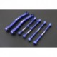 IMPREZA GD STI REAR ARM SET - NON ADJUSTABLE (HARDEN RUBBER) 8PCS/SET
