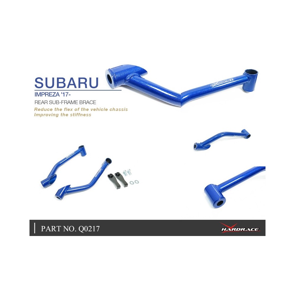 SUBARU IMPREZA '17- REAR SUB-FRAME BRACE - 2PCS/SET