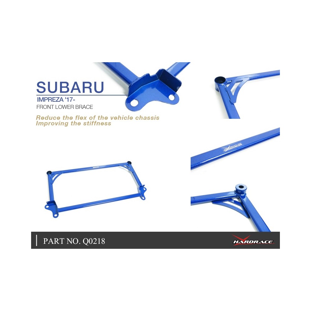 SUBARU IMPREZA '17- FRONT LOWER BRACE - 1PCS/SET