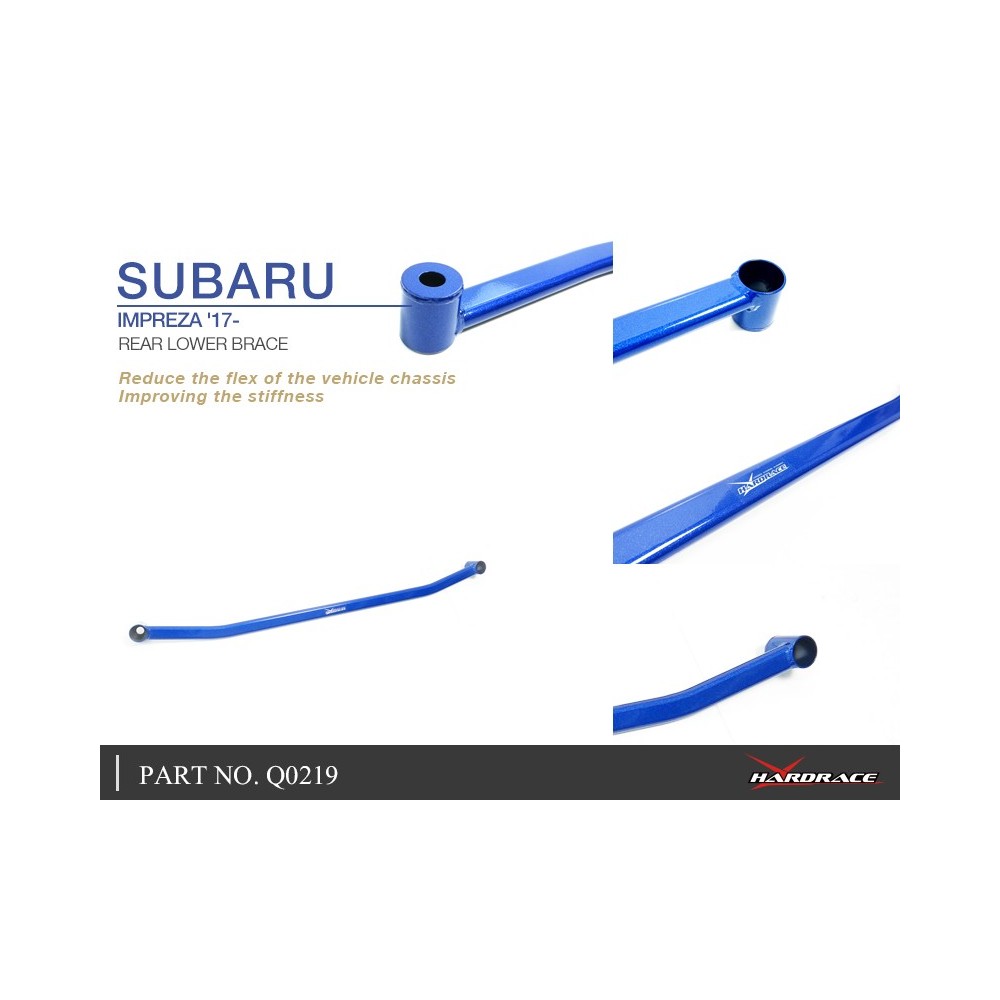 SUBARU IMPREZA '17- REAR LOWER BRACE - 1PCS/SET