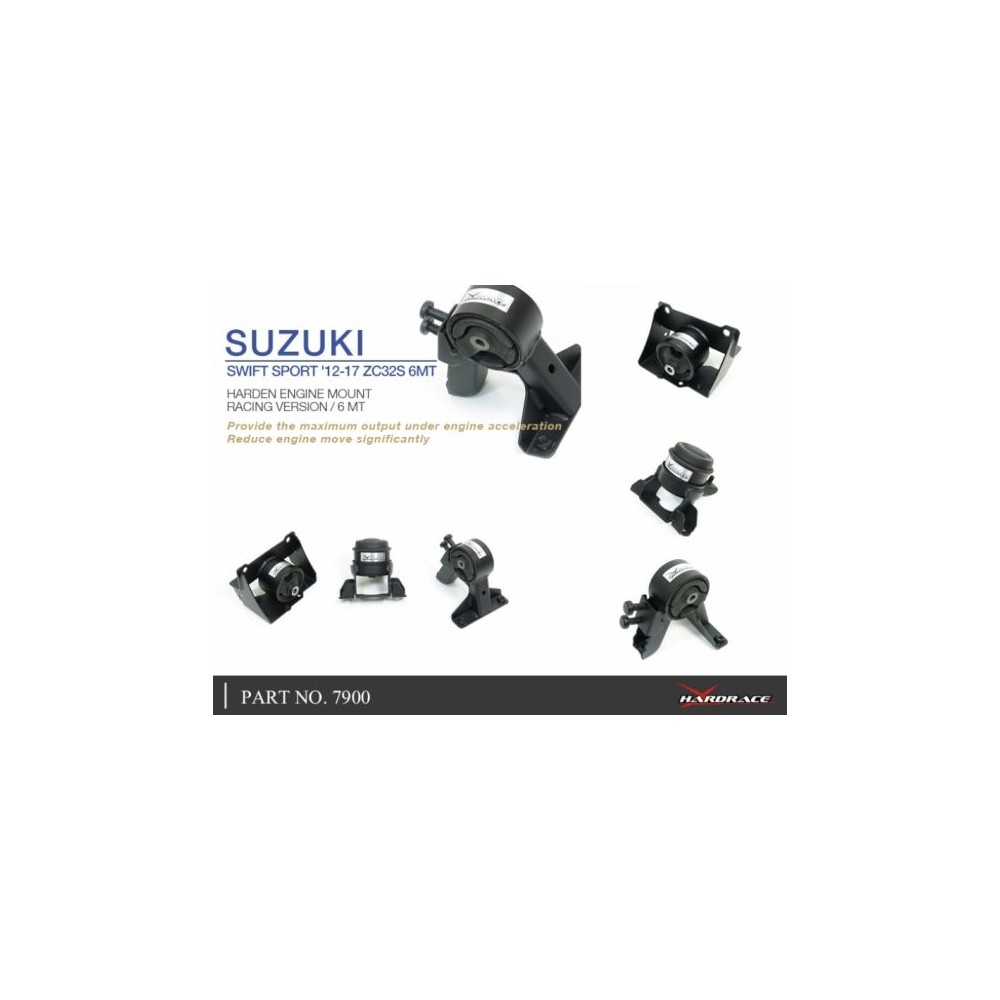 SWIFT 12- 6MT 1.6L ZC32S HARDEN ENGINE MOUNT 3PCS/SET RACE VERSION