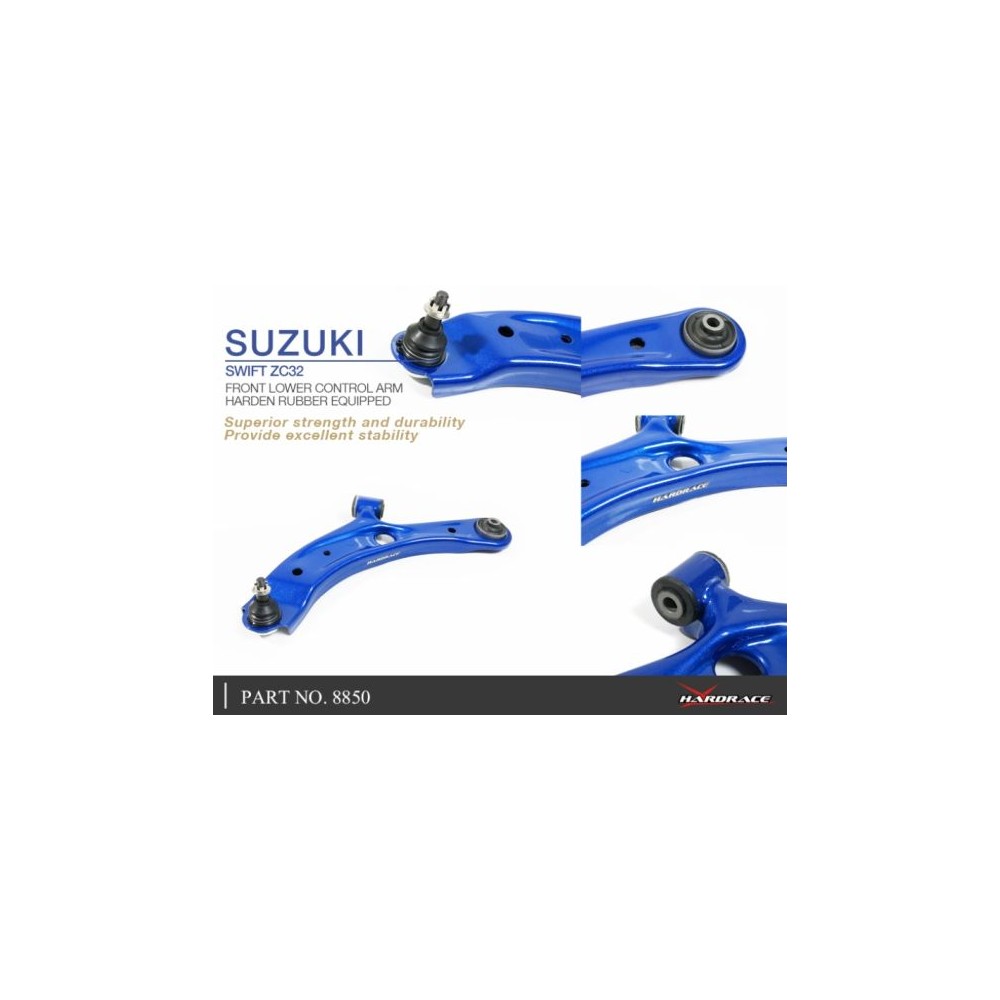 SUZUKI SWIFT ZC32 FRONT LOWER CONTROL ARM (HARDEN RUBBER) 2PCS/SET