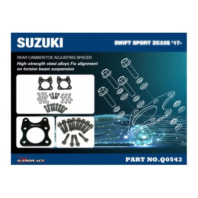 camber kit arriere Swift zc33s Hardrace