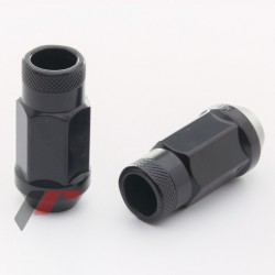 20 écrous acier noirs