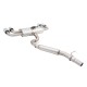 X Force ligne d echappement inox a valve Audi S3 8V