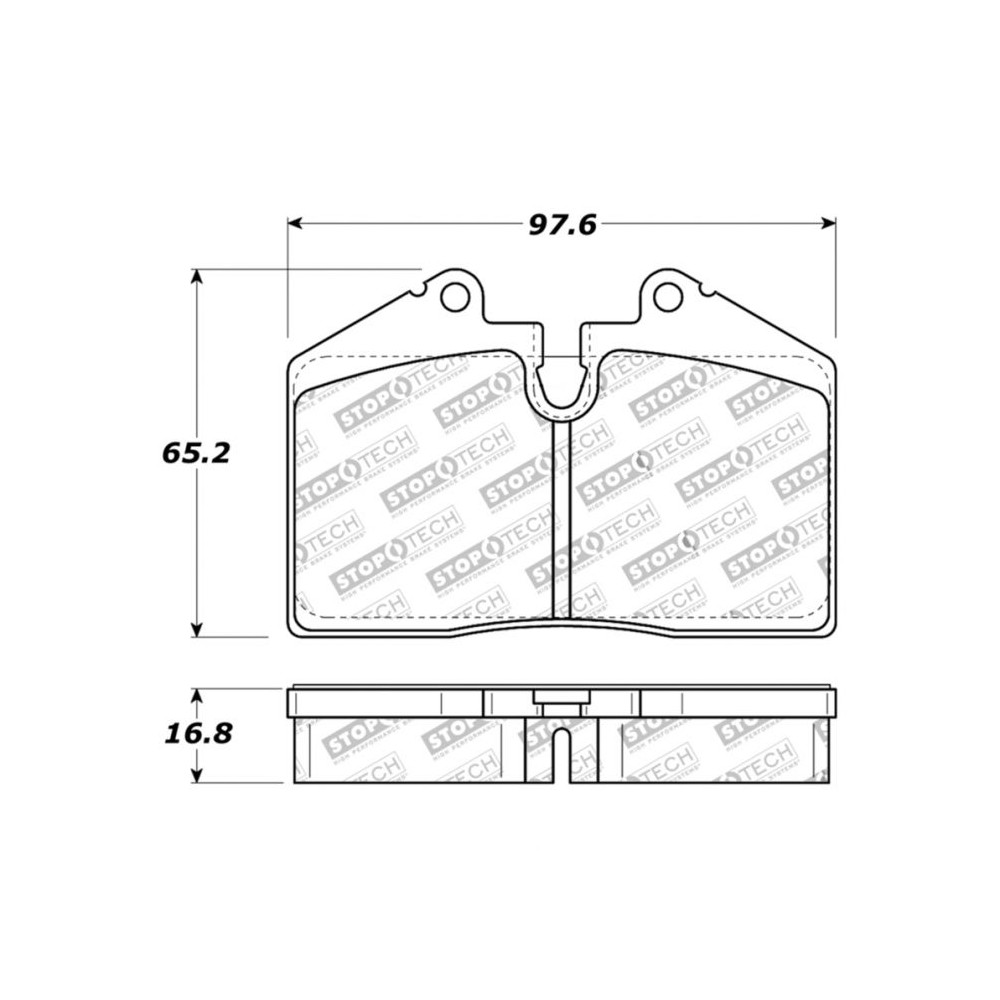 Plaquettes Audi RS2 Porsche 930 993 etc