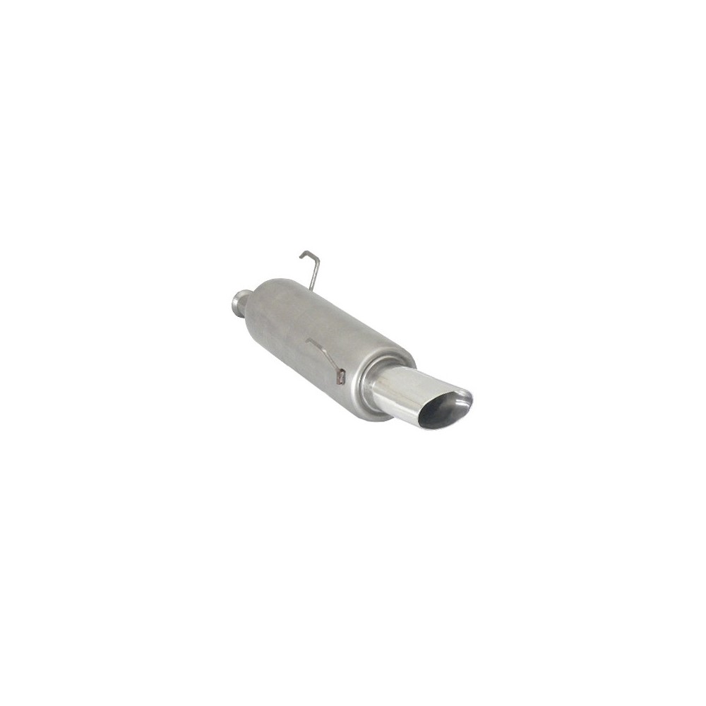 Silencieux inox Peugeot 206 102mm Raggazon