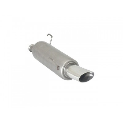 Silencieux inox Peugeot 206 ovale Raggazon