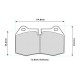 Plaquettes avant PMU Project MU HC+ Yaris GR