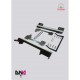 Kit d'abaissement de siège DNA Racing avec guides réglables Yaris GR