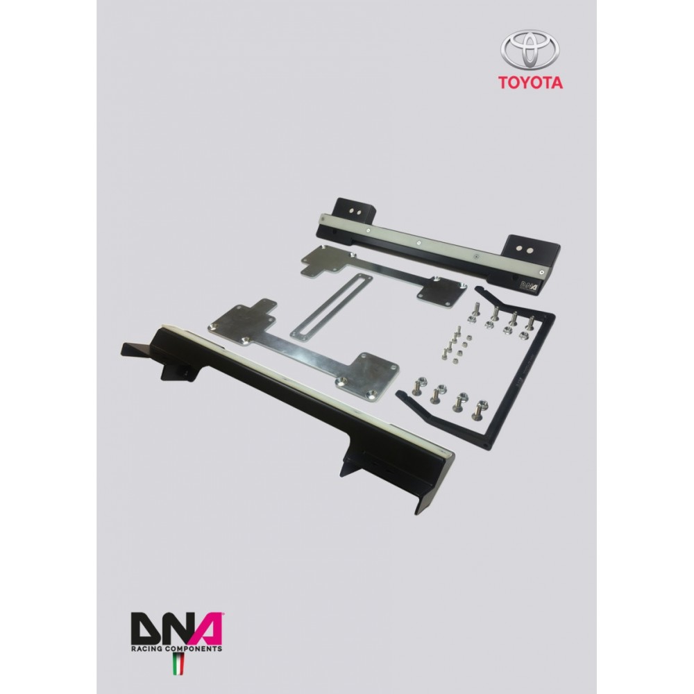 Kit d'abaissement de siège DNA Racing avec guides réglables Yaris GR