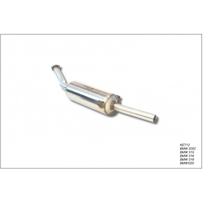 Silencieux inox BMW 2002 et Série 3 E21