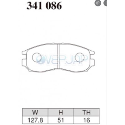 Plaquettes avant  DIxcel ES Mitsu Colt CA CJ 1.3 ou 1.6
