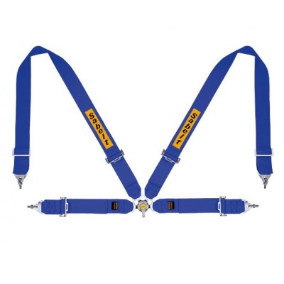 Harnais SABELT 4 point bleu FIA