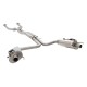 Echappement inox valve Lexus ISF IS-F v8