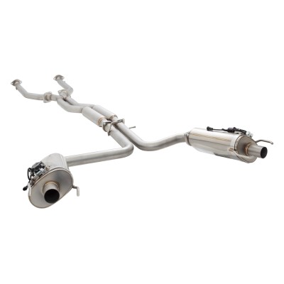 Echappement inox valve Lexus ISF IS-F v8