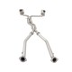Echappement inox valve Lexus ISF IS-F v8