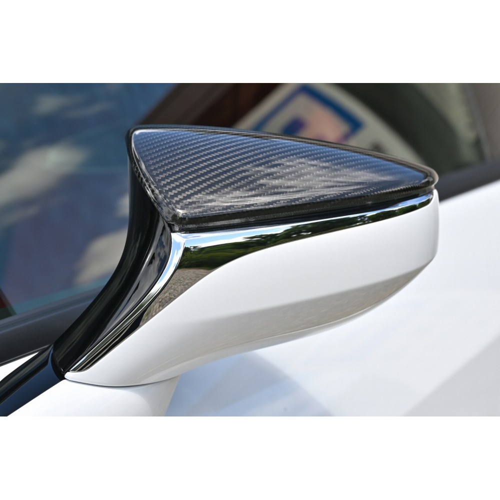 Paire de cique de rétroviseur carbone Lexus RC-F