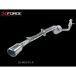 Ligne inox Xforce pour mazda 3 MPS MK1