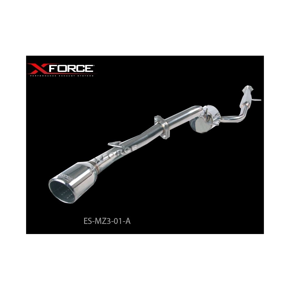 Ligne inox Xforce pour mazda 3 MPS MK1