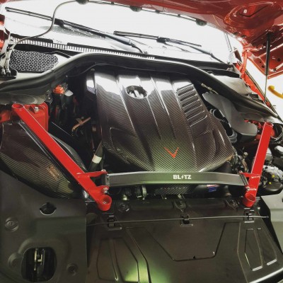 Cache moteur carbone Supra et Z4  3.0 N55 Eventuri