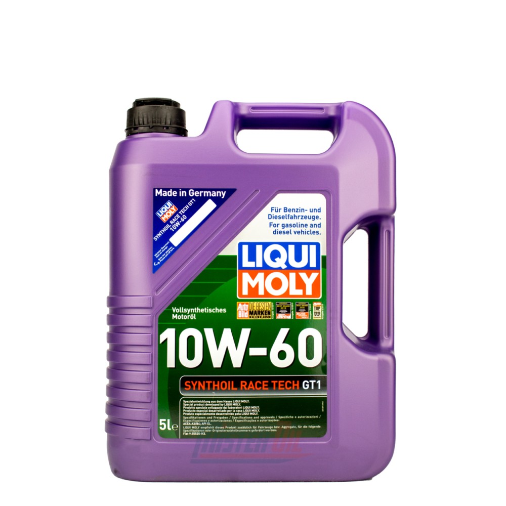 HUILE MOTEUR LIQUI MOLY SYNTHOIL RACE TECH GT1 10W60 5L
