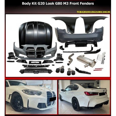 Kit carrosserie M3 G80 pour BMW G20 série 3