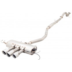 Echappement inox a clapet pour Civic FK8