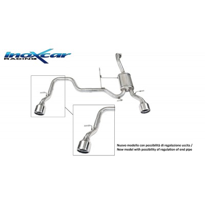 Silencieux final pour Swift ZC33S Hybrid inoxcar