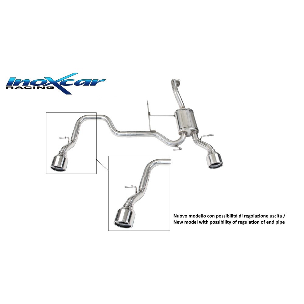 Silencieux final pour Swift ZC33S Hybrid inoxcar
