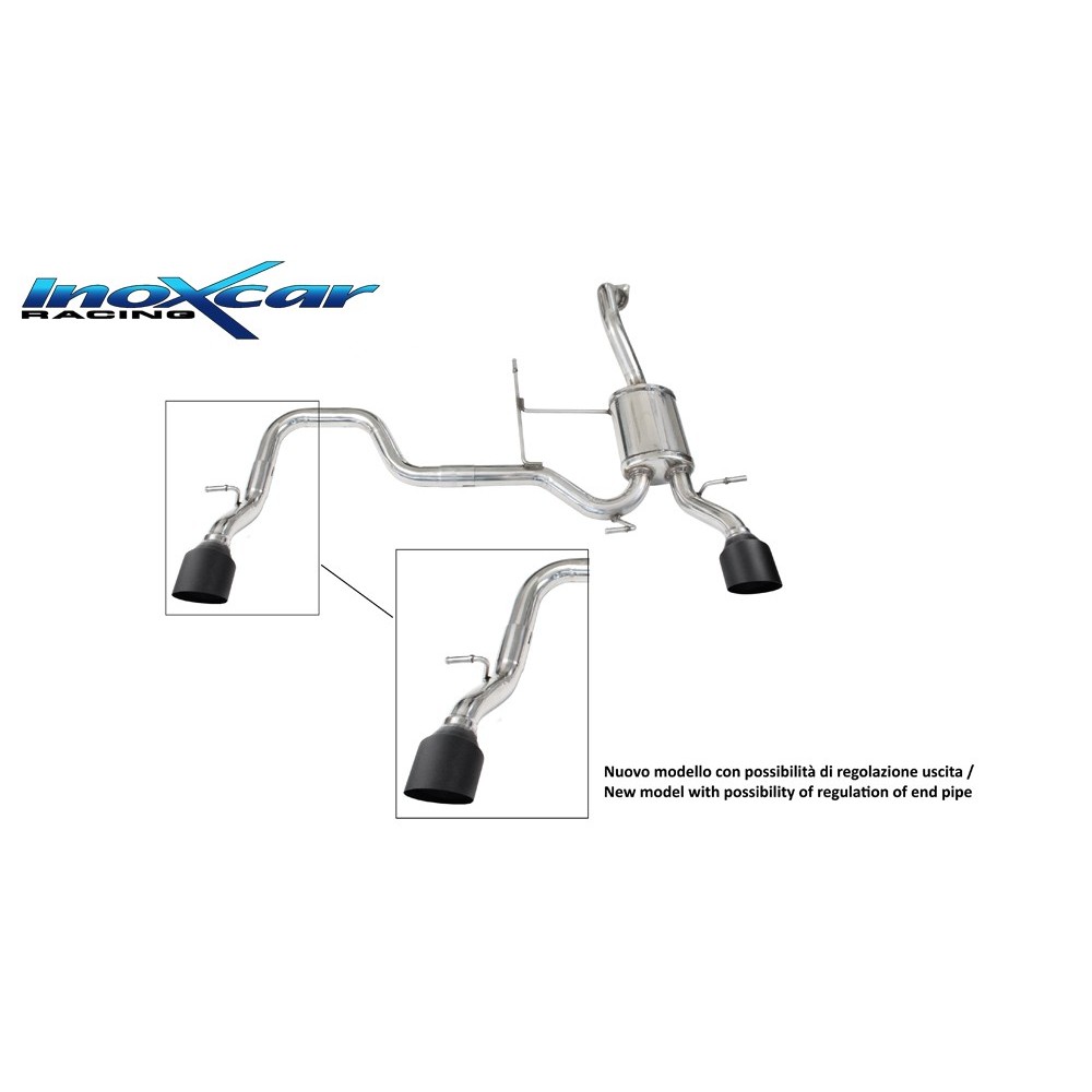 Silencieux final noir pour Swift ZC33S thermique inoxcar