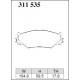 Plaquettes Dixcel avant Lexus IS250
