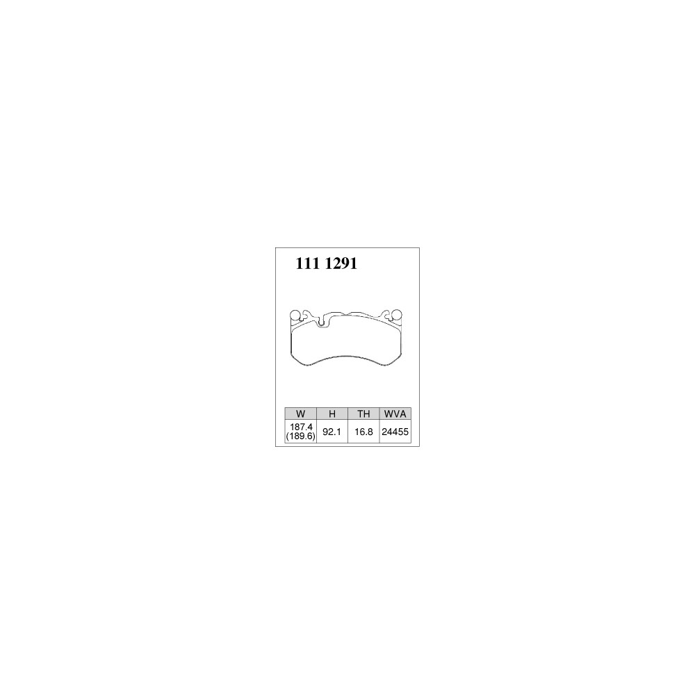 Plaquettes avant Dixcel Z Mercedes C63 AMG W204