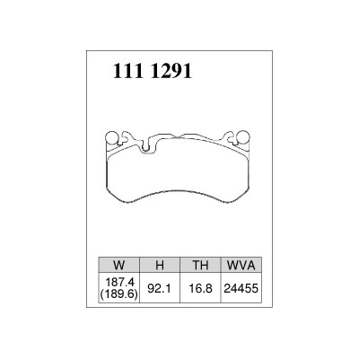 Plaquettes avant Dixcel Z Mercedes C63 AMG W204