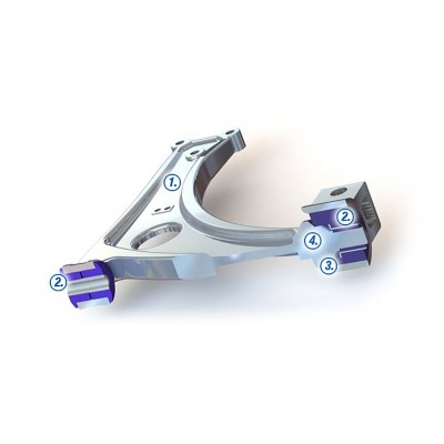 Triangles SuperPro Subaru WRX Alloy Arm Kit