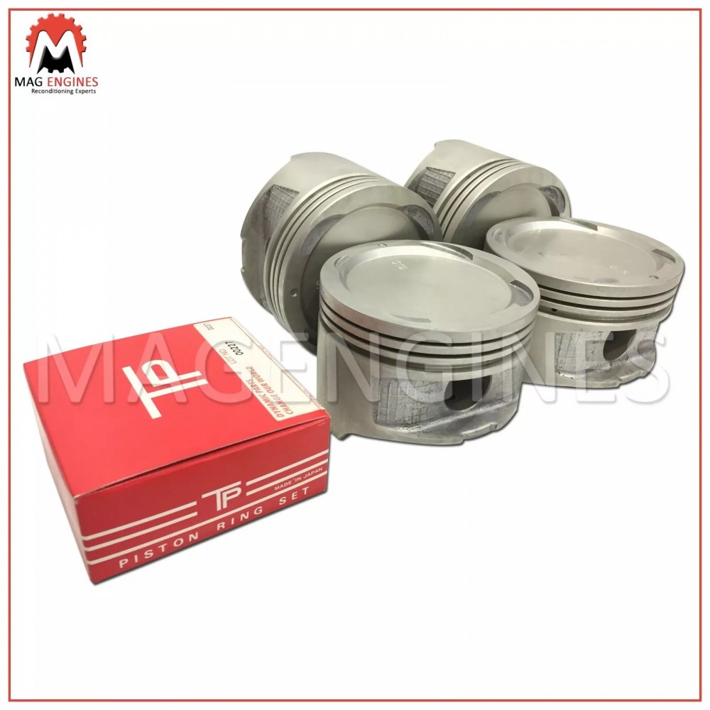 4 pistons et segments pour Toyota 7AFE 81mm Celica AT200