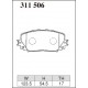 Plaquettes avant DIxcel Yaris TS mk2