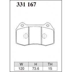 PLaquettes DIxcel Brembo Honda Nissan