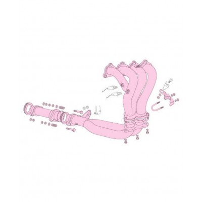 Collecteur inox Fujitsubo B16A1 Civic et CRX 90 - 91 vtec 150hp