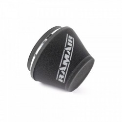 Ramair 76mm (3inch)  ID Neck Medium Cone Air Filter with Velocity Stack and Coupling